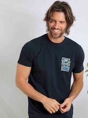 Weird Fish Blue Peaky Flounders Artist T-Shirt - Image 1 of 5