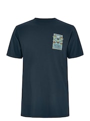 Weird Fish Blue Peaky Flounders Artist T-Shirt - Image 4 of 5