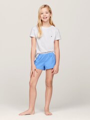 Tommy Hilfiger Blue Short T-Shirt Pyjama Set - Image 1 of 3