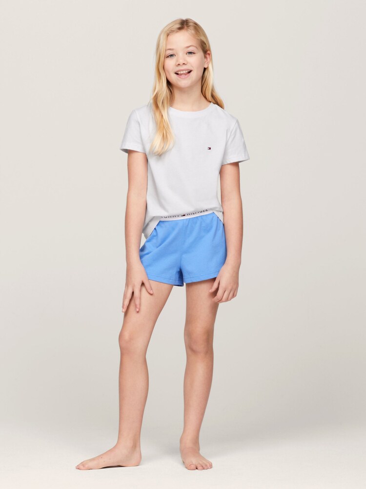 Tommy Hilfiger Blue Short T-Shirt Pyjama Set - Image 1 of 3