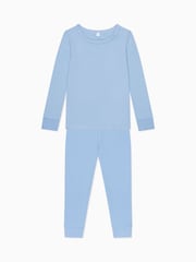 MORI Cotton & Bamboo Kids Blue Pyjama Set - Image 4 of 6