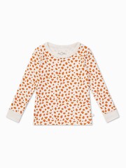 MORI Cream Organic Cotton & Bamboo Giraffe Spot Pyjama Set - Image 2 of 4