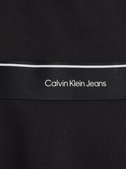 Calvin Klein Black Logo Tape Sleeveless Punto Dress - Image 6 of 6