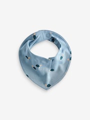 Bleu de sarcelle - 5{Paquet Dribble Bébé 100% Coton BIBS - Image 2 de 7