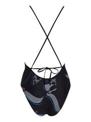 Tommy Hilfiger Blue Straight Neck One Piece Swimsuit - Image 5 of 5