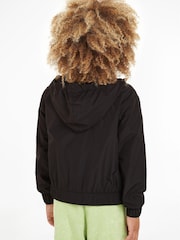 Calvin Klein Black Logo Zip Through Jacket - Image 2 of 6