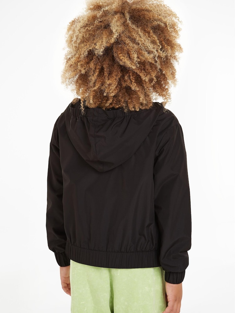 Calvin Klein Black Logo Zip Through Jacket - Image 2 of 6