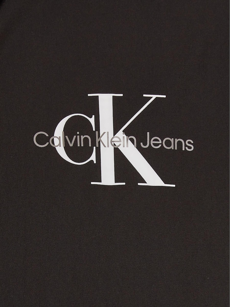 Calvin Klein Black Logo Zip Through Jacket - Image 6 of 6