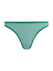 Tommy Hilfiger Green Cheeky High Leg Bikini Bottoms - Image 3 of 4