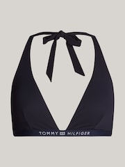 Tommy Hilfiger Blue Triangle Fixed Bikini Top - Image 4 of 7