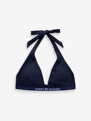 Tommy Hilfiger Blue Triangle Fixed Bikini Top - Image 5 of 7