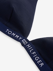 Tommy Hilfiger Blue Triangle Fixed Bikini Top - Image 7 of 7