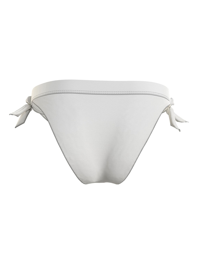 Tommy Hilfiger Cream Side Bottom Tie Bikini - Image 2 of 5