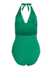 Tommy Hilfiger Green Halter One Piece Swimsuit - Image 4 of 4
