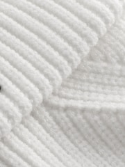 smALLSAINTS Cream Farren Beanie and Gloves Set - Image 8 of 8