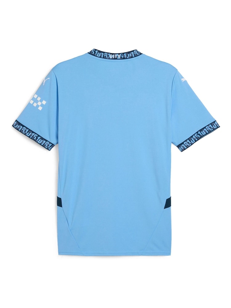 Puma Light Blue Mens Manchester City Home 24/25 Football Shirt - Image 8 of 8
