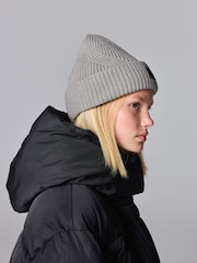 smALLSAINTS Grey Farren Beanie and Gloves Set - Image 3 of 7