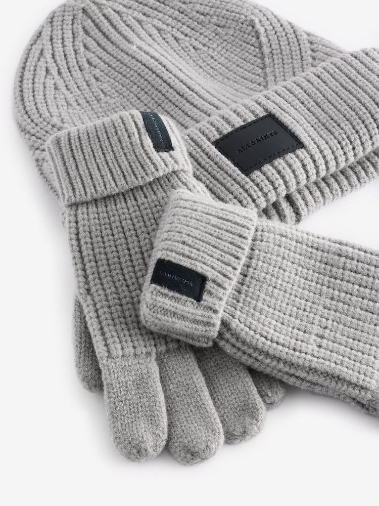 Gris - Ensemble bonnet et gants smALLSAINTS Farren - Image 6 of 7
