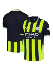 Puma Yellow Mens Manchester City Away 24/25 Football Shirt - Image 1 of 3