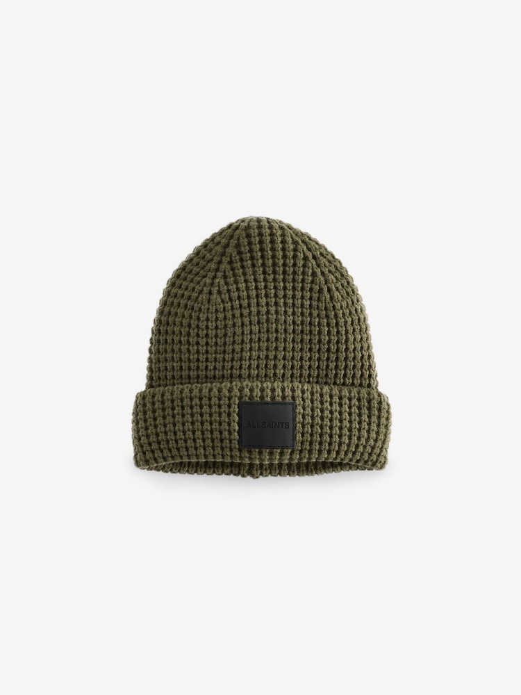smALLSAINTS Khaki Green Nevada Ribbed Beanie and Gloves Set - Image 9 of 9