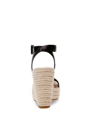 Steve Madden Leather Upstage Wedge Sandals - Image 2 of 6