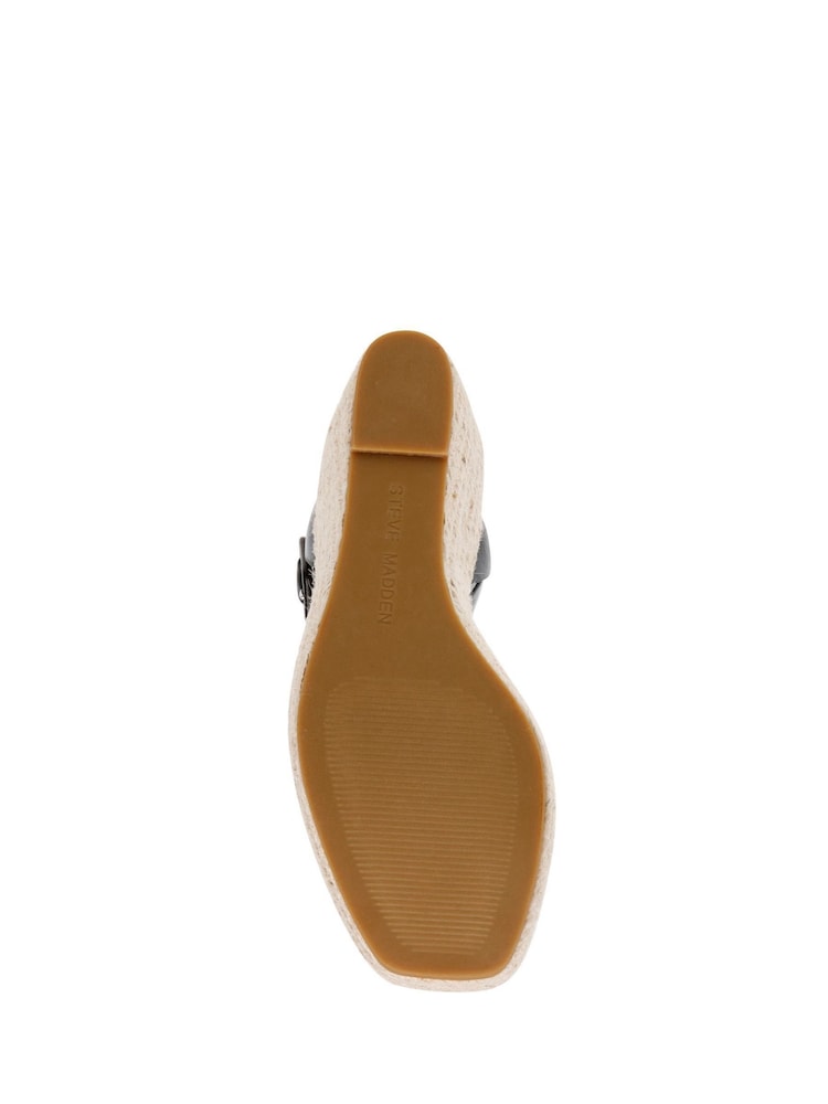 Steve Madden Leather Upstage Wedge Sandals - Image 6 of 6