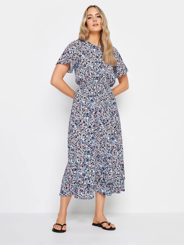 Long Tall Sally Blue Woven T-Shirt Dress - Image 1 of 4