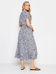 Long Tall Sally Blue Woven T-Shirt Dress - Image 2 of 4