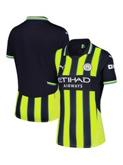 Puma Yellow Womens  Manchester City Away 24/25 Football Shirt - Image 1 of 4