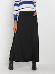 M&Co Black Pocket Maxi Skirt - Image 1 of 4