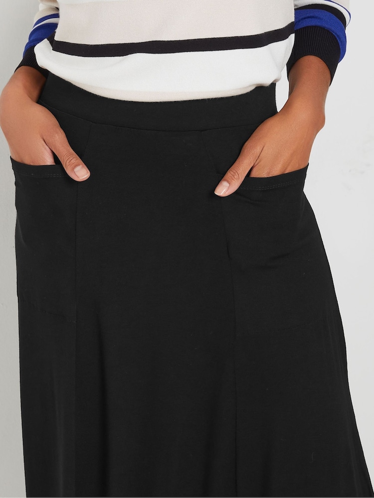 M&Co Black Pocket Maxi Skirt - Image 4 of 4