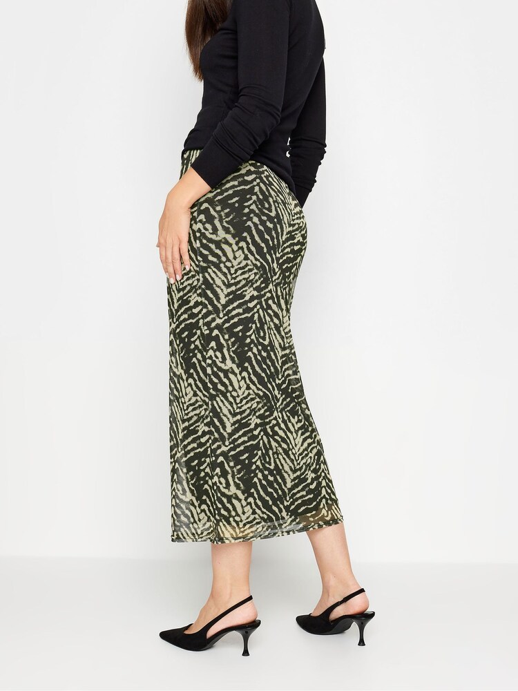 Long Tall Sally Black Pinstripe Midaxi Skirt - Image 2 of 3