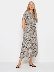Long Tall Sally Green Woven T-Shirt Dress - Image 1 of 4