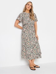Long Tall Sally Green Woven T-Shirt Dress - Image 2 of 4