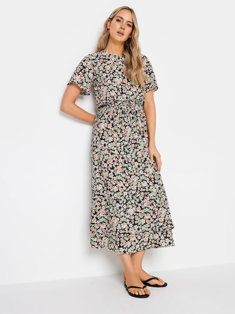 Long Tall Sally Green Woven T-Shirt Dress - Image 2 of 4
