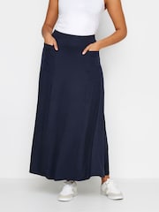 M&Co Blue Petite Pocket Maxi Skirt - Image 1 of 4