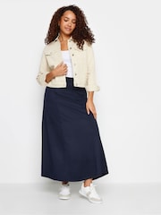 M&Co Blue Petite Pocket Maxi Skirt - Image 2 of 4