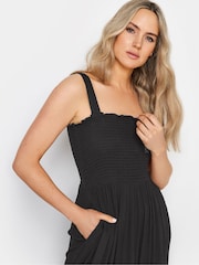 Schwarz - Long Tall Sally Stufenkleid in Crinkle-Design - Bild 5 von 5