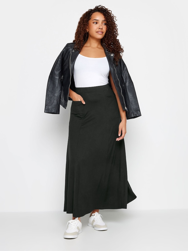 M&Co Black Petite Pocket Maxi Skirt - Image 2 of 4