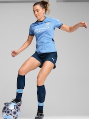 Puma Light Blue Womens  Manchester City Home 24/25 Football Shirt - Image 3 of 8