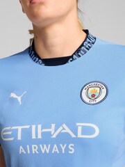 Puma Light Blue Womens  Manchester City Home 24/25 Football Shirt - Image 5 of 8