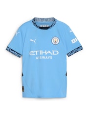 Puma Light Blue Kids  Manchester City Home 24/25 Football Shirt - Image 4 of 5