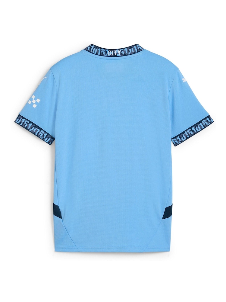 Puma Light Blue Kids  Manchester City Home 24/25 Football Shirt - Image 5 of 5