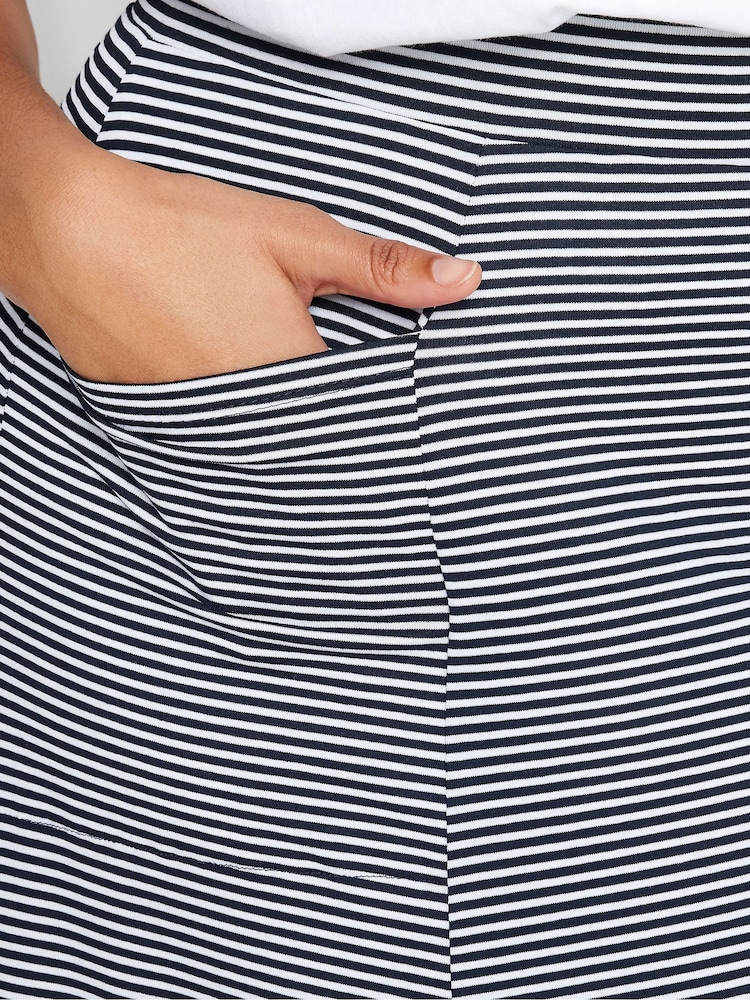 M&Co Mid Blue Petite Pocket Maxi Skirt - Image 4 of 4