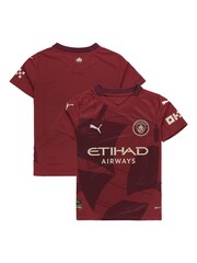 Puma Red Kids Manchester City 3rd 24/25 Football Shirt - Image 1 of 3