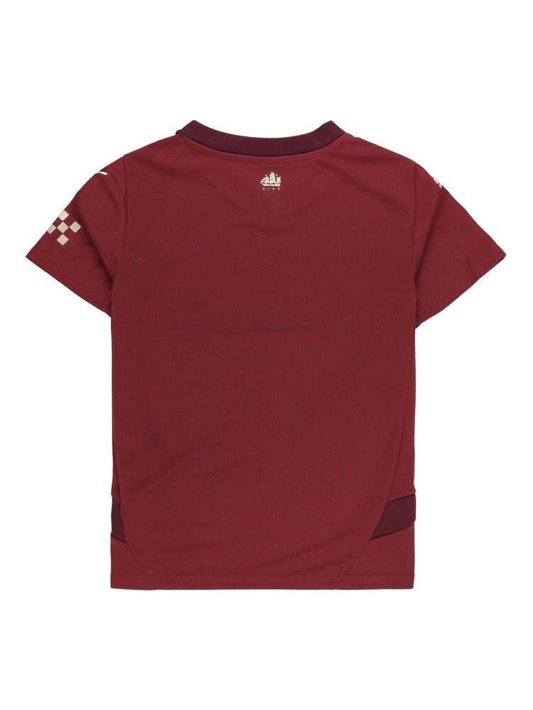 Puma Red Kids Manchester City 3rd 24/25 Football Shirt - Image 3 of 3