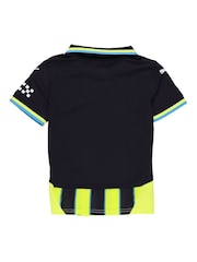 Puma Teal Blue Kids Manchester City Away 24/25 Football Shirt - Image 3 of 3