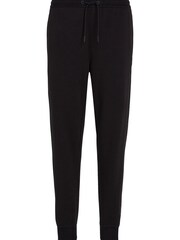 Calvin Klein Black 100% Cotton Logo Repeat Joggers - Image 1 of 3