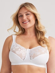 Miss Mary of Sweden White Lovely Lace Non Wired Bra - Image 4 of 4