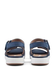 Hotter Blue Regular Fit Saunter Touch Buckle Fastener Sandals - Image 2 of 3